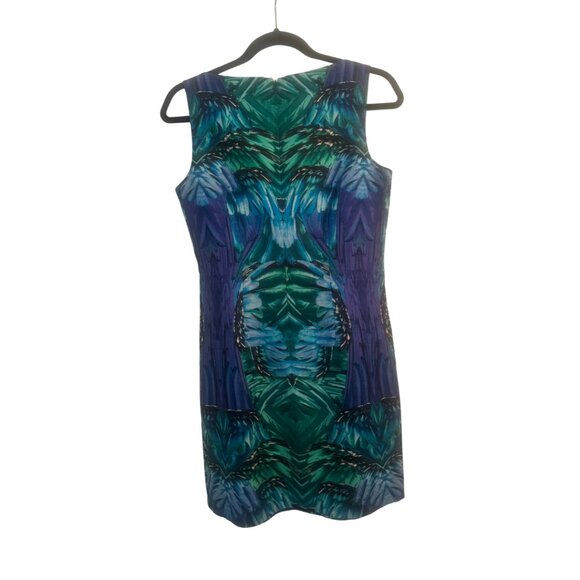 laundry Dresses & Skirts - Peacock Print Bodycon Dress – Medium
